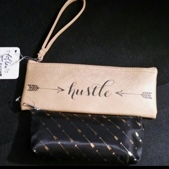 Handbags - Hustle & Arrows Cosmetics Wristlet/Bag Handbags - Hustle & Arrows Cosmetics Wristlet/Bag